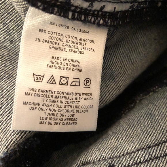 Anthropologie Pilcro | Front Seam High Rise Straight cropped leg Jeans Size 26 - Picture 10 of 10